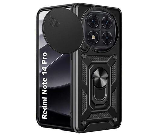 Чохол до мобільного телефона BeCover Military Xiaomi Redmi Note 14 Pro 5G Black (712869)