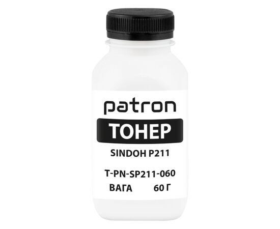 Тонер Pantum/Sindoh P211, 60 г Patron (PN-SP211-060)