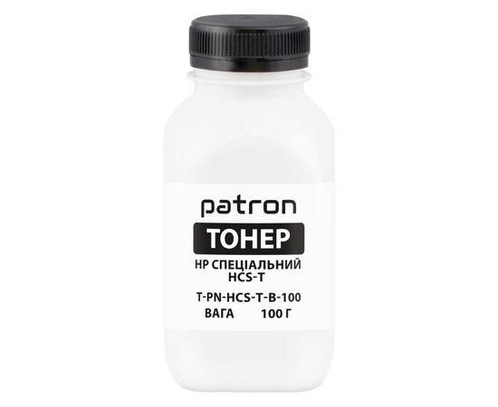 Тонер HP HCS-T, 100 г, black Patron (PN-HCS-T-B-100)