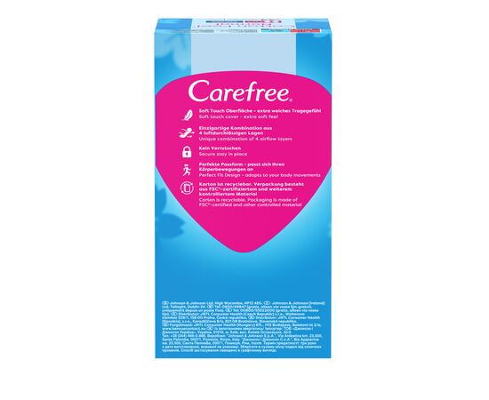 Ежедневные прокладки Carefree Cotton Fresh 34 шт. (3574661064307/3574661565071/8002110312365), изображение 5