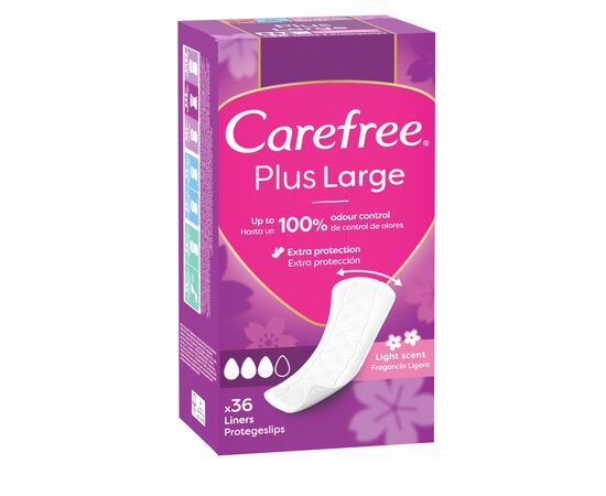 Ежедневные прокладки Carefree Plus Large 36 шт. (3574661604787/3574661487540)