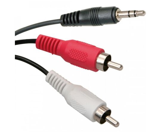 Кабель мультимедійний Jack 3.5mm to 2RCA 5.0m Assmann (AK-510300-050-S)