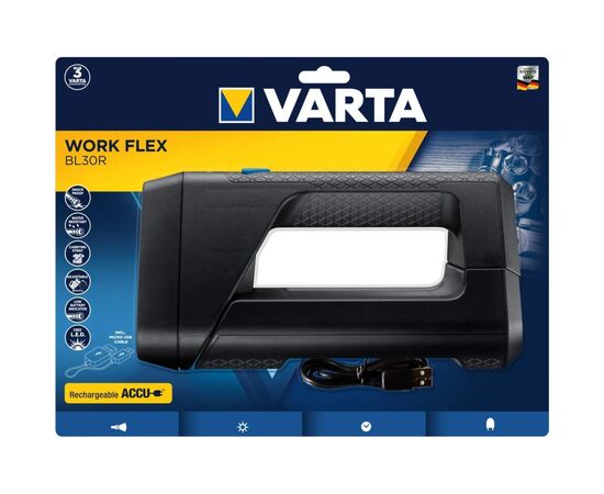 Фонарь Varta Work Flex BL30R (18684101401), изображение 3 Фонарь Varta Work Flex BL30R (18684101401), изображение 3