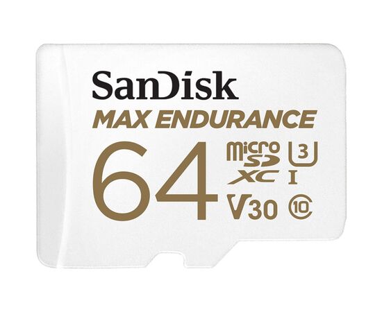 Карта пам'яті SanDisk 64GB microSDXC class 10 UHS-I U3 Max Endurance (SDSQQVR-064G-GN6IA)