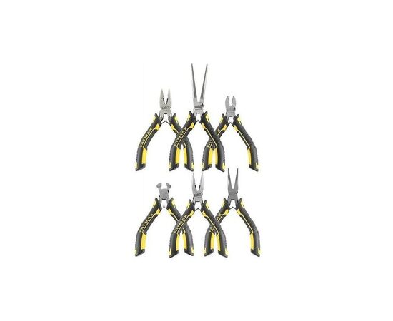 Набор инструментов Stanley мини плоскогубцев и кусачек FatMax, 6 шт (FMHT0-80541)