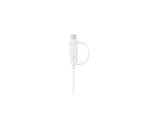 Дата кабель USB 2.0 AM to Type-C + Micro 5P 1.5m white Samsung (EP-DG930DWEGRU), изображение 2 Дата кабель USB 2.0 AM to Type-C + Micro 5P 1.5m white Samsung (EP-DG930DWEGRU), изображение 2