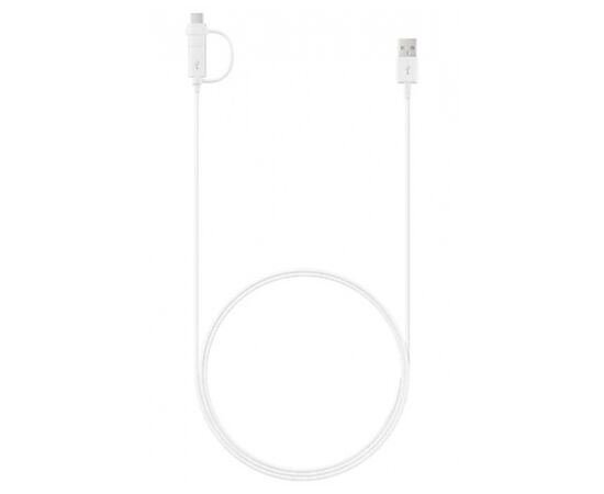 Дата кабель USB 2.0 AM to Type-C + Micro 5P 1.5m white Samsung (EP-DG930DWEGRU)