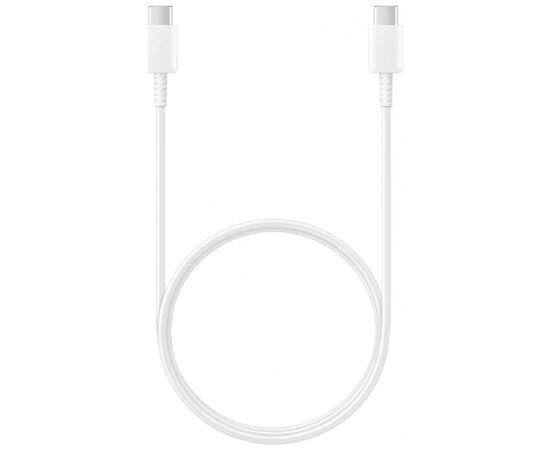 Дата кабель USB Type-C to Type-C 1.0m white Samsung (EP-DA705BWRGRU)