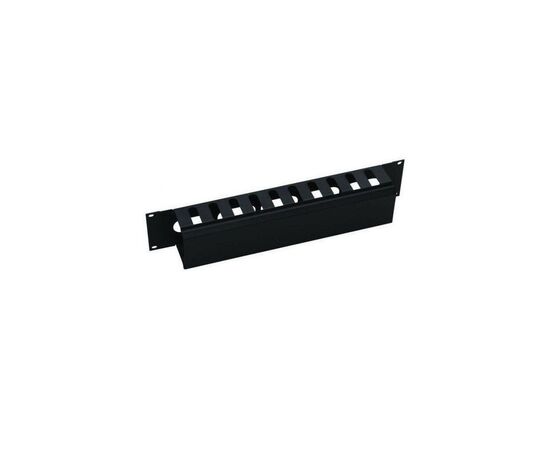 Кабельный организатор 19" 1U гребенка, RAL 9005 Mirsan (MR.OKK1U19.01)