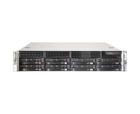 Корпус до сервера Supermicro 2U 8xHotSwap SAS/SATA, EE-ATX 800W HS RM Black (CSE-825TQC-R802LPB)
