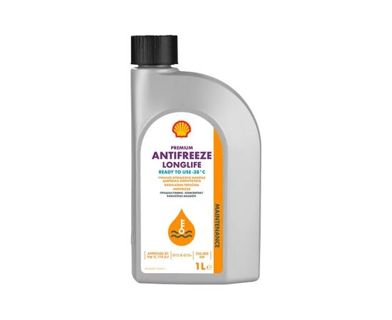 Антифриз Shell Premium LL 1л (готовий G12+ черв.) (5937)