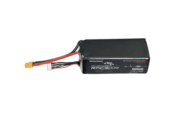 Аккумулятор для дрона RacePow 9000mAh 6S2P 22.8V 80C (9000mAh-6S2P-80C), изображение 2 Аккумулятор для дрона RacePow 9000mAh 6S2P 22.8V 80C (9000mAh-6S2P-80C), изображение 2