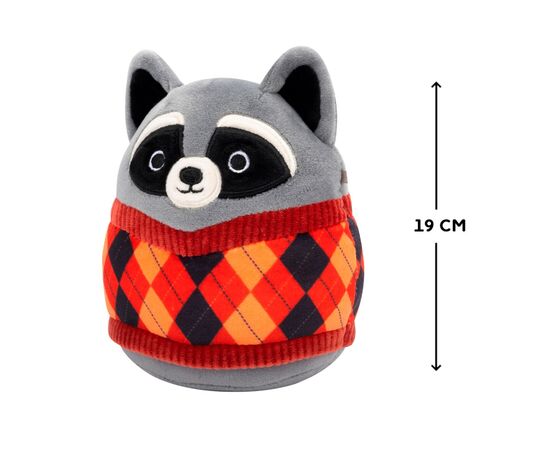 Мягкая игрушка Squishmallows Енот Рокки 19 см (SQHV00030), изображение 2 Мягкая игрушка Squishmallows Енот Рокки 19 см (SQHV00030), изображение 2