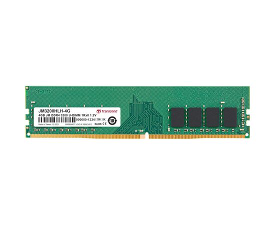 Модуль памяти для компьютера DDR4 4GB 3200 MHz Transcend (JM3200HLH-4G)