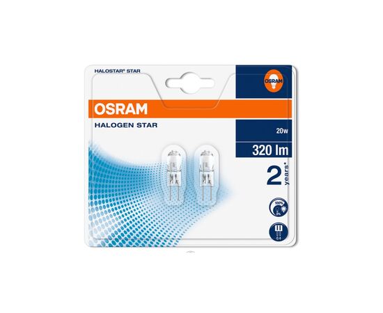 Лампочка Osram LEDVANCE HALOPIN ECO 20W / 320Lm / 2000K G4 12V (4008321201836), изображение 3