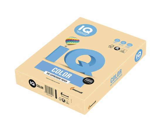 Бумага Mondi IQ color А4 pastel, 160g 250sh Dark cream (SA24/A4/160/IQ)