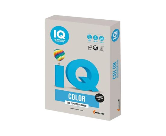 Папір Mondi IQ color А4 trend, 160g 250sh Gray (GR21/A4/160/IQ)