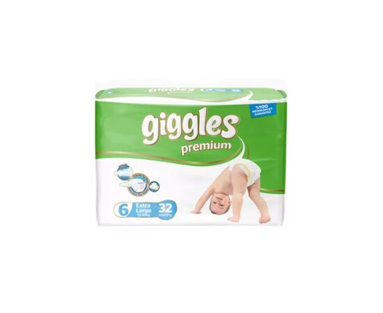Подгузник Giggles Premium Extra Large 15-30 кг 32 шт (8680131202638)