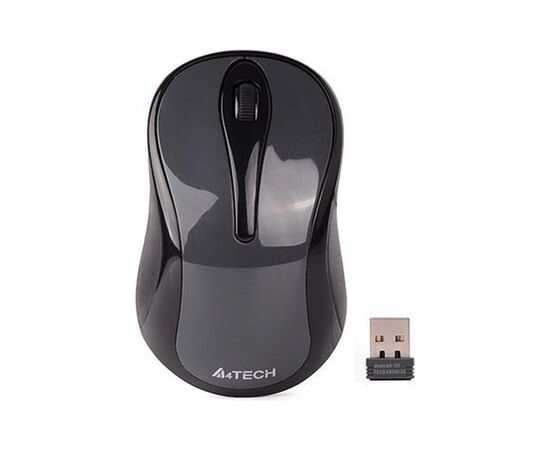 Мышка A4Tech G3-280NS Silent Wireless Glossy Grey (G3-280NS Glossy Grey)