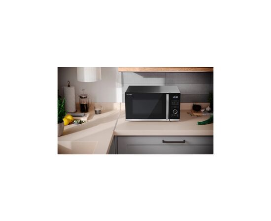 Микроволновая печь Sharp YC-QS254AE-B, изображение 7 Микроволновая печь Sharp YC-QS254AE-B, изображение 7