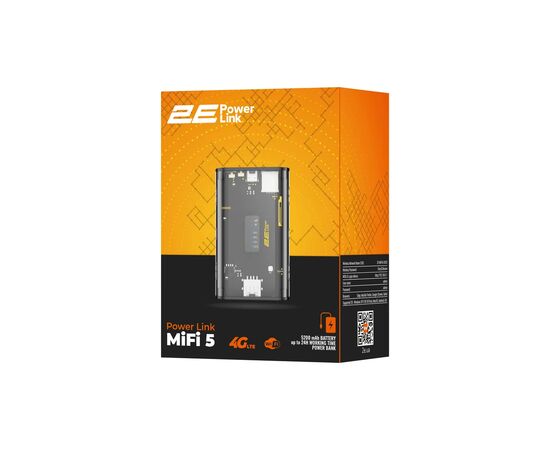 Мобильный Wi-Fi роутер 2E PowerLink MiFi-5 (694743655339), изображение 7 Мобильный Wi-Fi роутер 2E PowerLink MiFi-5 (694743655339), изображение 7