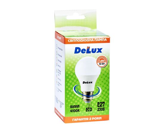 Лампочка Delux BL 60 10 Вт 4100K 220В E27 (90011739), изображение 3 Лампочка Delux BL 60 10 Вт 4100K 220В E27 (90011739), изображение 3