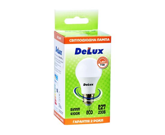 Лампочка Delux BL 60 7 Вт 4100K 220В E27 (90012419), изображение 3 Лампочка Delux BL 60 7 Вт 4100K 220В E27 (90012419), изображение 3