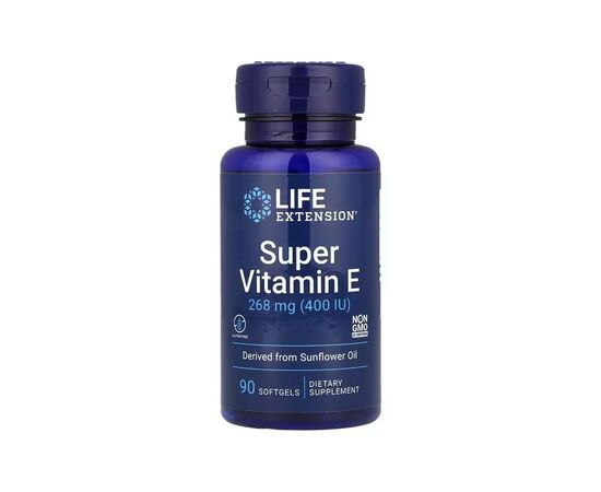 Витаминно-минеральный комплекс Life Extension Витамин E, 268 мг, Super Vitamin E, 90 гелевых капсул (LEX-18639)