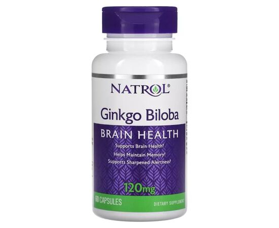Витаминно-минеральный комплекс Natrol Витамин E, 268 мг, Super Vitamin E, 90 гелевых капсул¶Гинкго Билоба, 120 мг, Ginkgo Biloba, 60 (NTL-00768)