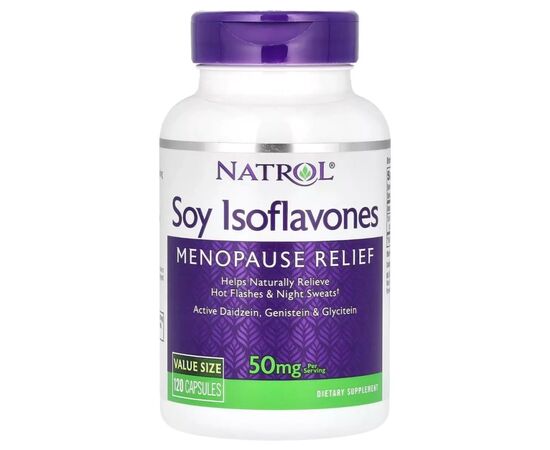 Витаминно-минеральный комплекс Natrol Соевые Изофлавоны, 50 мг, Soy Isoflavones, 120 капсул (NTL-03013)