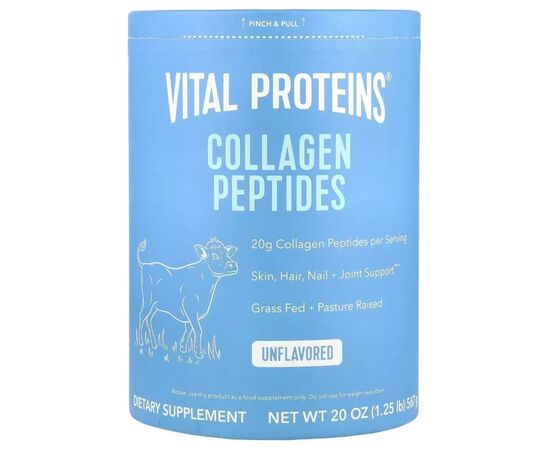 Витаминно-минеральный комплекс Vital Proteins Пептиды коллагена без ароматизаторов, Collagen Peptides, Unflavore (VTP-00508)