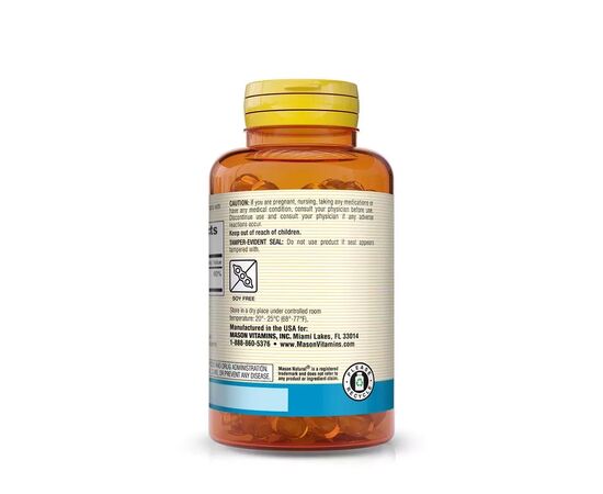 Минералы Mason Natural Магний цитрат, 250 мг, Magnesium Citrate, 60 гелевых капсул (MAV18615), изображение 3