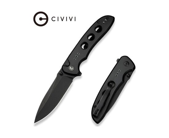 Нож Civivi Hyperpulse Darkwash Black Aluminum (C23087A-1), изображение 9 Нож Civivi Hyperpulse Darkwash Black Aluminum (C23087A-1), изображение 9