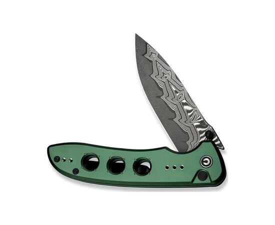 Нож Civivi Hyperpulse Damascus Red Aluminum (C23087A-DS1), изображение 3 Нож Civivi Hyperpulse Damascus Red Aluminum (C23087A-DS1), изображение 3