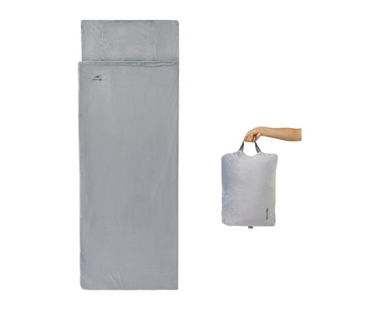 Спальний мішок Naturehike CNK2300SD022, світло-сірий (6976507667333)
