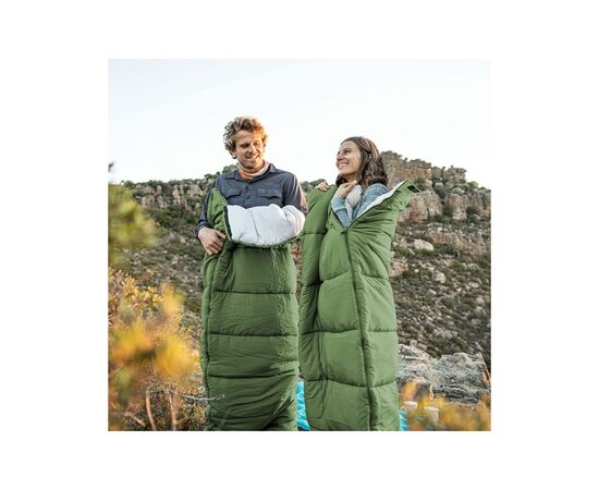 Спальный мешок Naturehike F150 NH22MSD05, лівий, зелений (6927595797754-L), изображение 5 Спальный мешок Naturehike F150 NH22MSD05, лівий, зелений (6927595797754-L), изображение 5