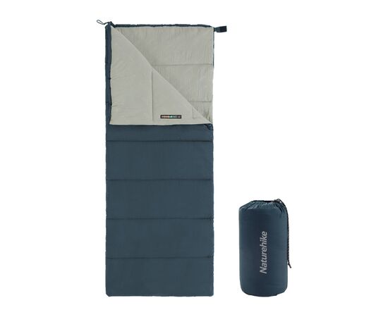 Спальний мішок Naturehike F150 NH22MSD05, правий, темно-блакитний (6927595797761-R)