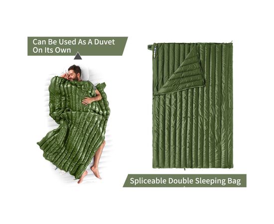 Спальный мешок Naturehike CWM295 CNK2300SD013, зелений (6976023920882), изображение 2