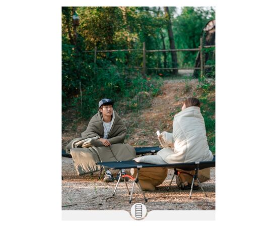 Спальный мешок Naturehike LD250 CNK2300SD016, темно-зелений (6976023921797), изображение 4