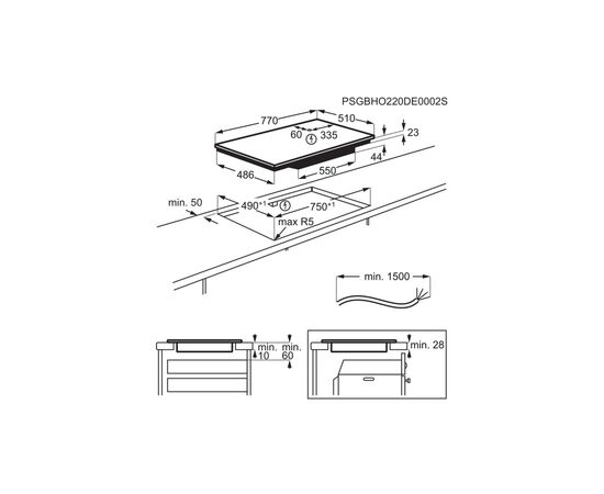 Варочна поверхня Electrolux EIS82453IZ, зображення 6 Варочна поверхня Electrolux EIS82453IZ, зображення 6