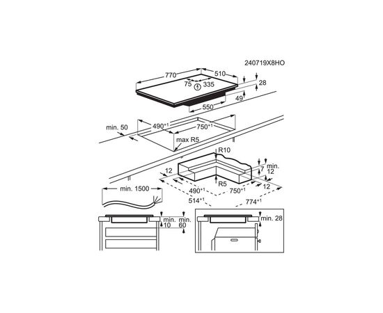 Варочна поверхня Electrolux EIS82453IZ, зображення 7 Варочна поверхня Electrolux EIS82453IZ, зображення 7