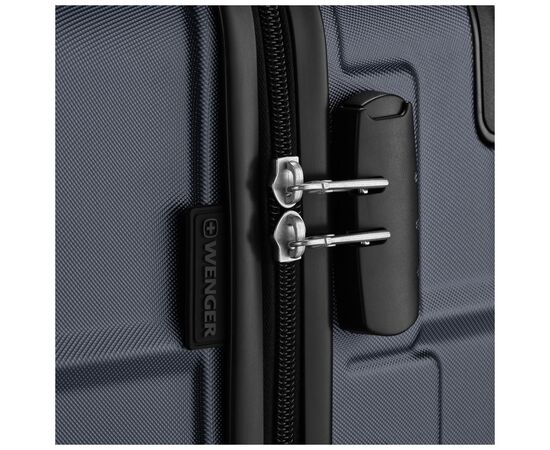 Чемодан Wenger Amplar, мала, пластик, 4 колеса, синя (653144), изображение 10 Чемодан Wenger Amplar, мала, пластик, 4 колеса, синя (653144), изображение 10