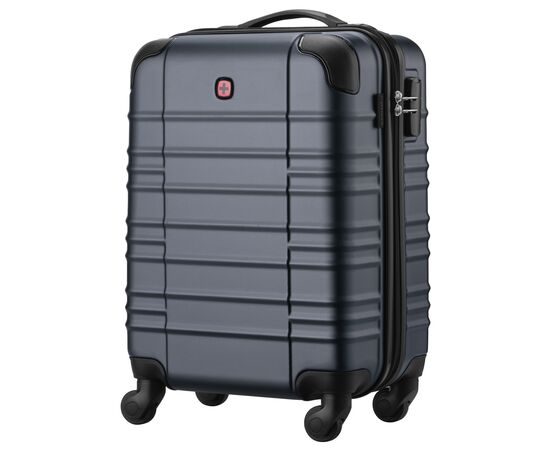 Чемодан Wenger Amplar, мала, пластик, 4 колеса, синя (653144), изображение 2 Чемодан Wenger Amplar, мала, пластик, 4 колеса, синя (653144), изображение 2