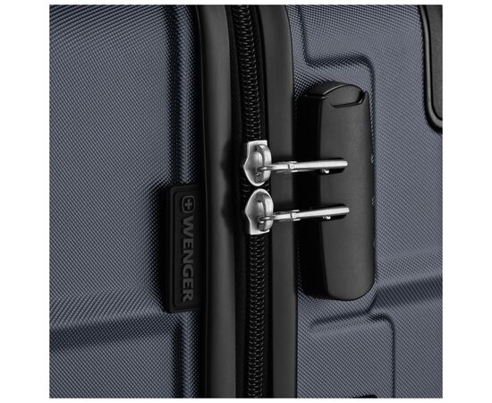 Валіза Wenger Amplar, середня, пластик, 4 колеса, синя (653147), зображення 9 Валіза Wenger Amplar, середня, пластик, 4 колеса, синя (653147), зображення 9