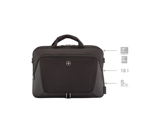 Сумка для ноутбука Wenger 16" XE Brief Black (653300), зображення 3 Сумка для ноутбука Wenger 16" XE Brief Black (653300), зображення 3