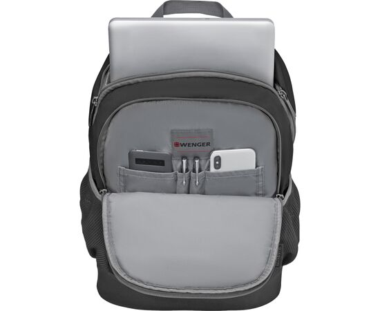 Рюкзак для ноутбука Wenger 16" Quadma Gray (653215), изображение 4 Рюкзак для ноутбука Wenger 16" Quadma Gray (653215), изображение 4