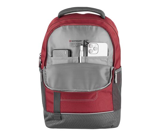 Рюкзак для ноутбука Wenger 16" Tyon Red (611984), изображение 8 Рюкзак для ноутбука Wenger 16" Tyon Red (611984), изображение 8