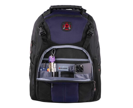 Рюкзак для ноутбука Wenger 16" Sherpa Black-Blue (606486), изображение 11 Рюкзак для ноутбука Wenger 16" Sherpa Black-Blue (606486), изображение 11