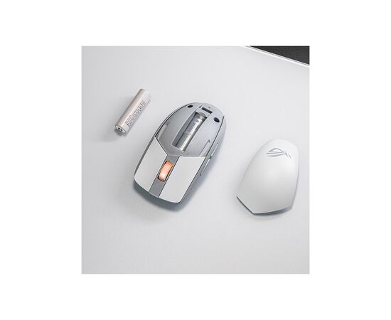Мишка ASUS ROG Strix Impact III Wireless/Bluetooth White (90MP03D0-BMUA10), зображення 9 Мишка ASUS ROG Strix Impact III Wireless/Bluetooth White (90MP03D0-BMUA10), зображення 9