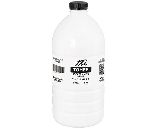 Тонер Kyocera Mita P3045, 1 кг TTI (TSM-T143-1-1)